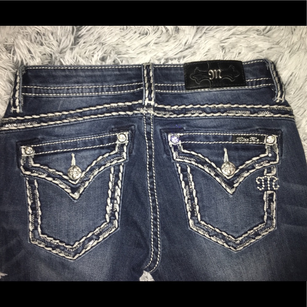 MISS ME SLIM BOOT CUT JEANS SIZE 25